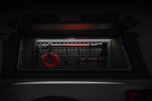 Bed Cap Molle Panel Side Storage Bin - Driver's Side - Rough Country